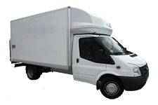 Car Hire Glasgow - Ford Luton Box Tail Lift - Van hire Glasgow